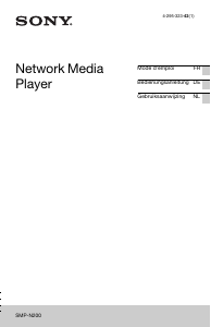 Bedienungsanleitung Sony SMP-N200 Mediaplayer