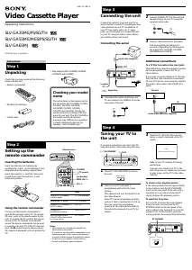 Manual Sony SLV-GA55PS Video recorder