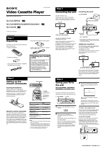 Manual Sony SLV-GA59 Video recorder