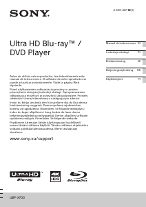 Manual de uso Sony UBP-X700 Reproductor de blu-ray