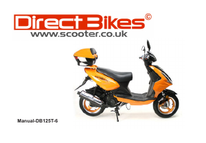 Manual DirectBikes DB125T-6 Scooter