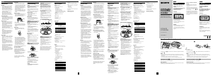 Manual de uso Sony CFD-EX35L Set de estéreo