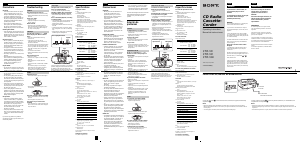 Handleiding Sony CFD-V6 Stereoset