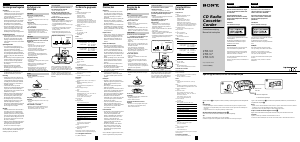 Manual Sony CFD-V7L Aparelho de som