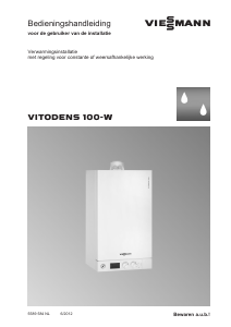 Handleiding Viessmann Vitodens 100-W CV-ketel