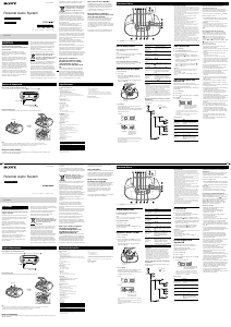 Manual de uso Sony ZS-PS30CP Set de estéreo