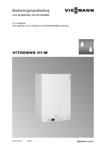 Handleiding Viessmann Vitodens 111-W CV-ketel