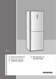 Bedienungsanleitung Siemens KG56NAI22N Kühl-gefrierkombination