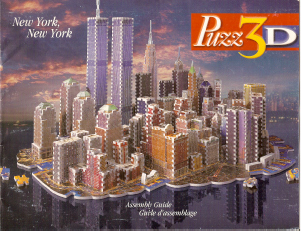 Handleiding Puzz3D New York 3D Puzzel