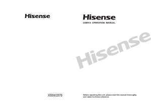 Manual Hisense HWFM8012 Washing Machine