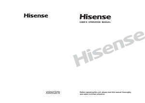 Manual Hisense HWFM8012S Washing Machine