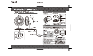 説明書 グリーンハウス GH-FANSWH-PN 扇風機