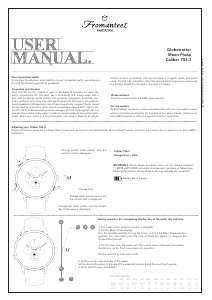 Manual Fromanteel Globetrotter Moon Phase Watch