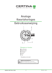 Handleiding Certina Aqua C032410 DS Action Horloge