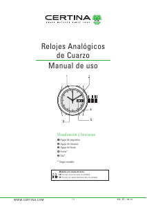 Manual de uso Certina Sport C001410 DS Podium Reloj de pulsera