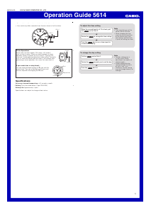 Handleiding Casio Sheen SHE-3066PG-4AUEF Horloge