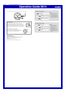 Handleiding Casio Sheen SHE-3066PGL-7AUEF Horloge