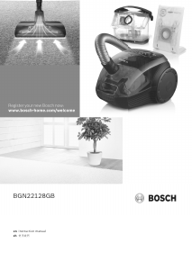 Manual Bosch BGN22128GB Vacuum Cleaner