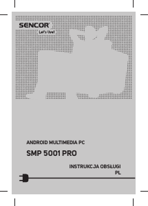 Instrukcja Sencor SMP 5001 PRO Odtwarzacz multimedialny