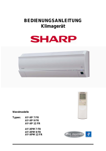Bedienungsanleitung Sharp AY-XPM 6 FR Klimagerät