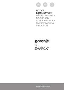 Mode d’emploi Gorenje IS846ST Table de cuisson