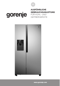 Brugsanvisning Gorenje NRS9182VX Køle-fryseskab