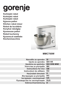 Manual Gorenje MMC700W Stand Mixer