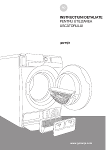 Manual Gorenje DE82ILA/G Uscător