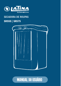 Manual Latina SR555 Máquina de secar roupa