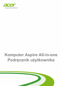 Instrukcja Acer Aspire Z1-602 Komputer stacjonarny