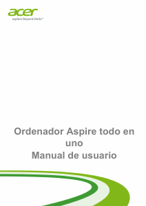 Manual de uso Acer Aspire Z3-710 Computadora de escritorio