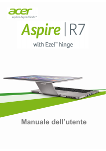 Manuale Acer Aspire R7-572G Notebook