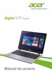 Manual de uso Acer Aspire V3-112P Portátil