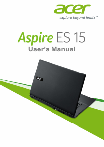 Manual Acer Aspire ES1-521 Laptop