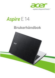 Bruksanvisning Acer Aspire E5-452G Laptop