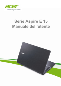 Manuale Acer Aspire E5-572G Notebook