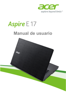 Manual de uso Acer Aspire E5-752G Portátil