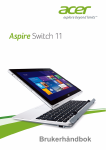 Bruksanvisning Acer Aspire Switch SW5-111 Laptop