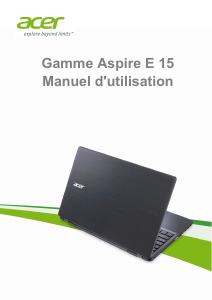 Mode d’emploi Acer Aspire E5-531P Ordinateur portable