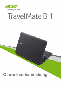 Handleiding Acer TravelMate B116-MP Laptop
