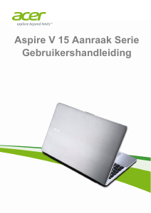 Handleiding Acer Aspire V3-572PG Laptop