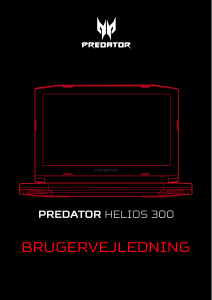 Brugsanvisning Acer Predator PH317-52 Bærbar computer