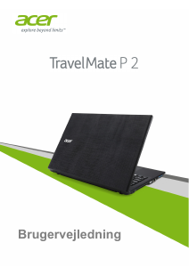 Brugsanvisning Acer TravelMate P258-M Bærbar computer