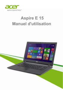 Mode d’emploi Acer Aspire ES1-511 Ordinateur portable