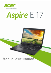 Mode d’emploi Acer Aspire E5-731G Ordinateur portable