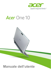 Manuale Acer One S1002 Notebook