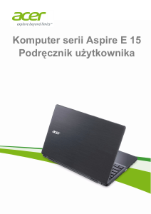 Instrukcja Acer Aspire E5-521G Komputer przenośny