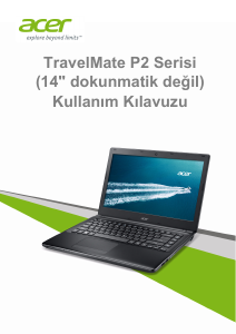 Kullanım kılavuzu Acer TravelMate P245-MG Dizüstü bilgisayar