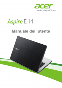 Manuale Acer Aspire E5-473TG Notebook