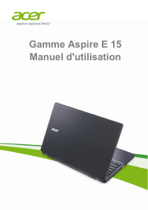 Mode d’emploi Acer Aspire E5-531G Ordinateur portable
